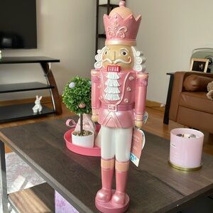 At Home Light Up Pink Nutcracker